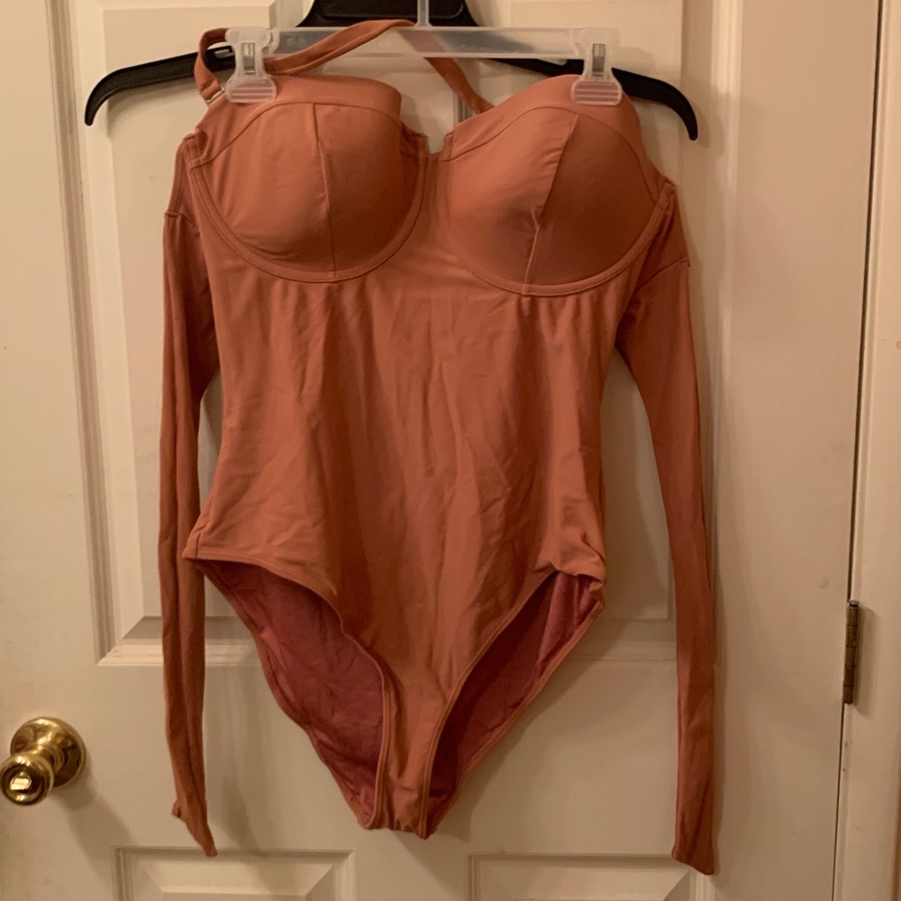 Plus Size 0X Forever 21 Peach Swim Bra